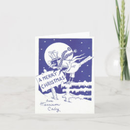 Festividades Vintage Harrison Cady Cartão de Natal