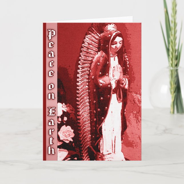 Festividades Virgin do cartão de Natal de Guadalupe (Frente)