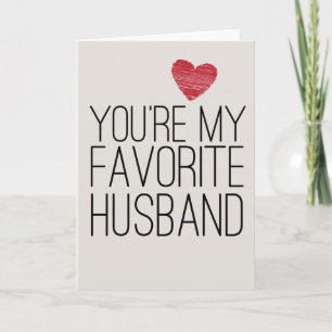 Festividades Você é o meu cartão de amor favorito do marido.