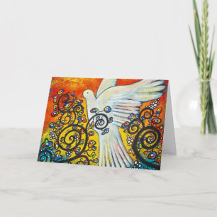 Festividades Voo Pela Paz No Cartão De Natal