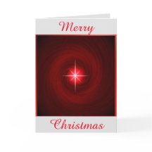 Vortex Vermelho com Cartão de Saudação de Natal