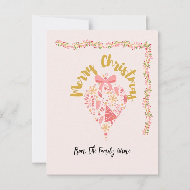 Festividades Whimsical Felry Christmas - Cartão de Saudação de  (Frente)