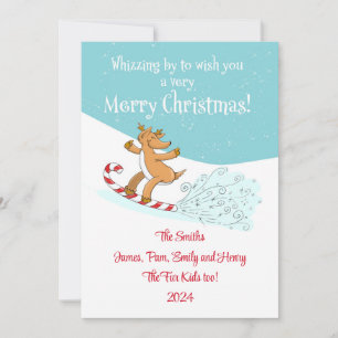 Festividades Whizting By - Cartão de Natal