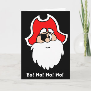 Festividades Yo! Ho! Ho! Ho! Cartão de Natal