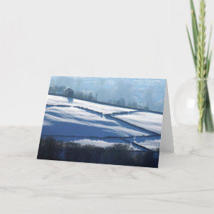 Festividades Yorkshire UK — Cartão paisagístico de inverno