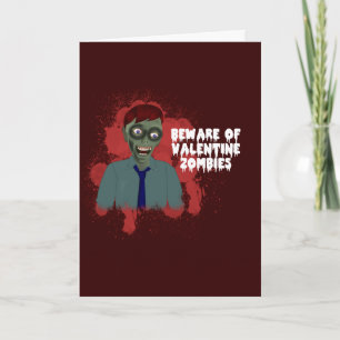 Festividades Zombie Engraçado - Cartão de Saudação de Amor