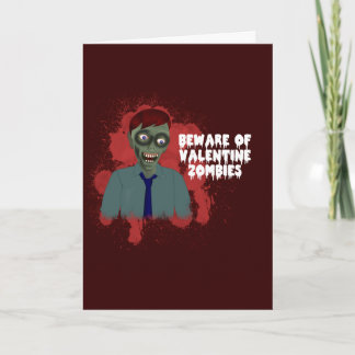 Festividades Zombie Engraçado - Cartão de Saudação de Amor