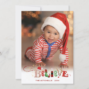 Festivo Adorável ACREDITE Uma Foto Espírito de Nat