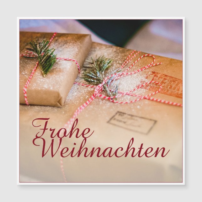 Festliche Geschenke als Weihnachtsmoč (Frente)