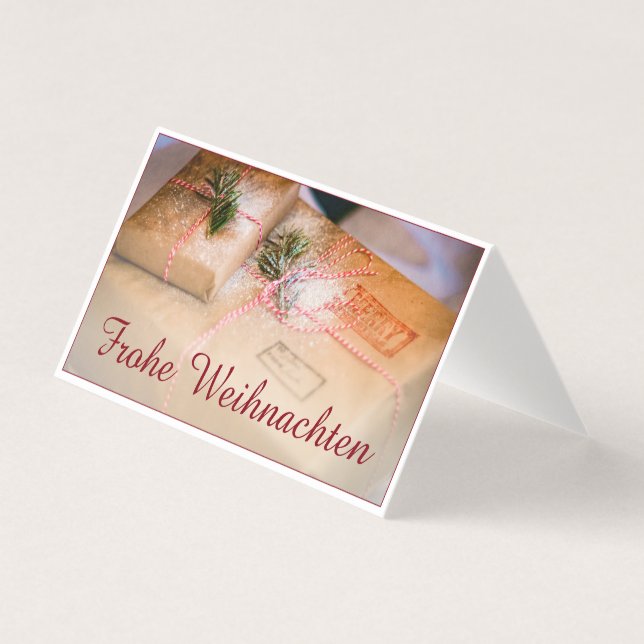 Festliche Geschenke als Weihnachtsmoč (Frente)