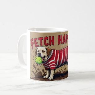 Fetch Acontece Xícara de café humorada mug lamacen