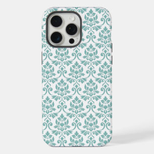 Feuille Damask Teal Pattern