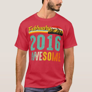Fevereiro De 2016 Camisa De Presente De Aniversári