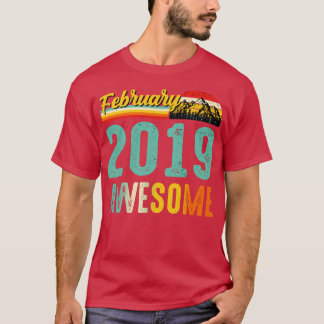Fevereiro De 2019 Camisa De Presente De Aniversári