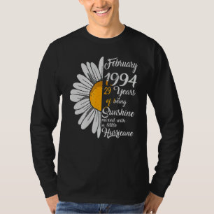 Fevereiro Meninas 1994 Camisa 29 Presentes de Aniv