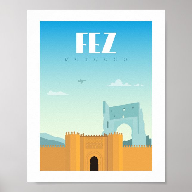 Fez City Morocco poster (Frente)