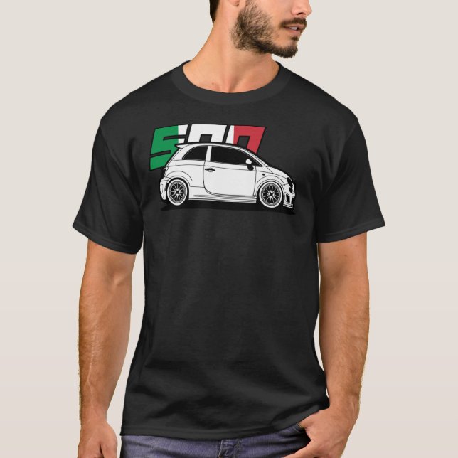 Fiat 500 Abarth Classic T-Shirt (Frente)