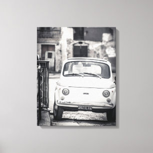 Fiat 500, cinquecento, em Italia, canvas clássica