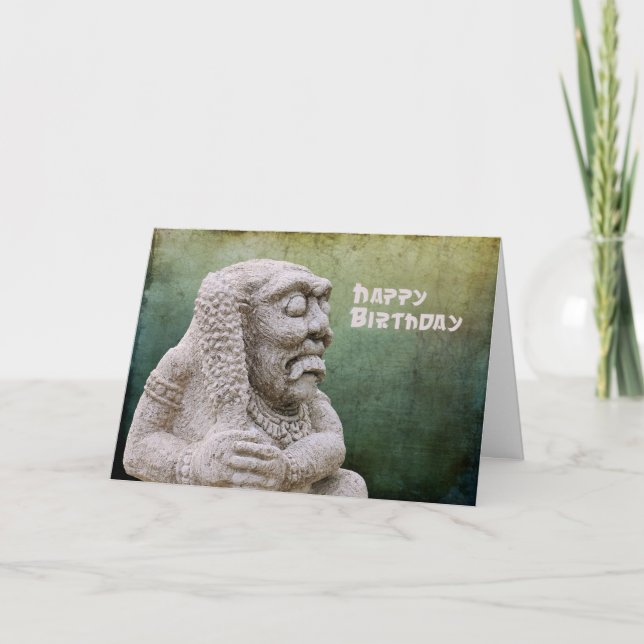 Ficando com o Cartão de Aniversário Mais Antigo pa (Frente)