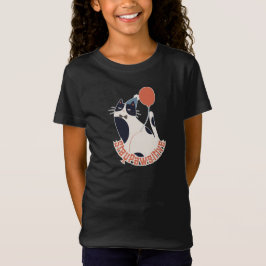 Ficar Pawsitivo Crianças Camiseta Jersey Gato de T