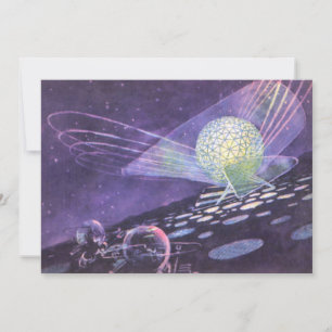 Ficção científica retrô, um Orbe Brilhante com Ali