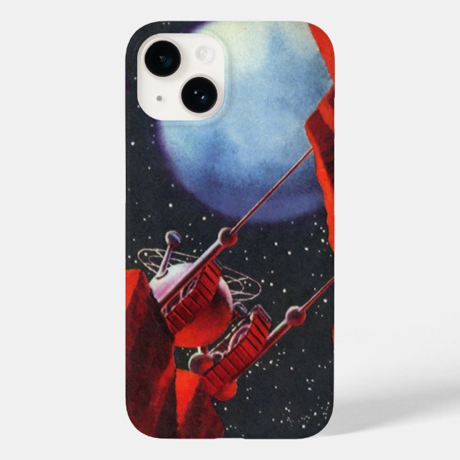Ficção científica retrô, veículo espacial lunar Ca (Verso)