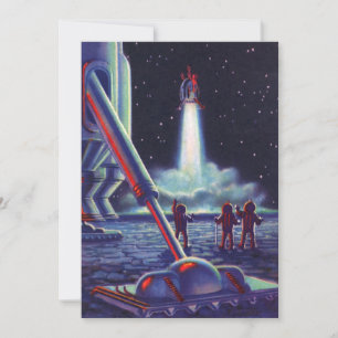 Ficção Científica Vintage Alienígenas Fazem Sinal 