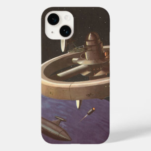 Ficção científica vintage, Estação Espacial com Pl