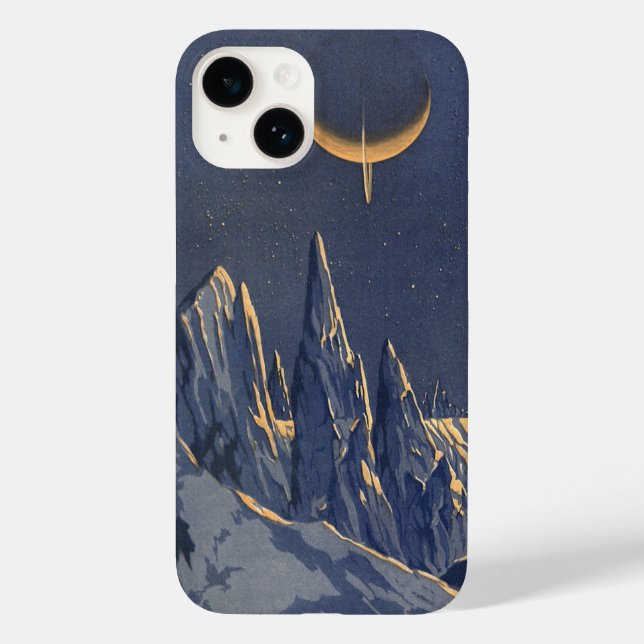 Ficção Científica Vintage, Planeta da Neve da Lua  (Verso)