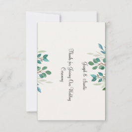 Ficha de agradecimento por um fundo de terra verde