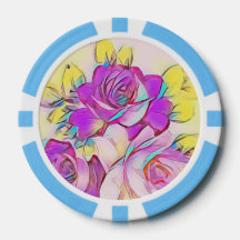 Abstrato amarelo-rosa-claro-claro-neon