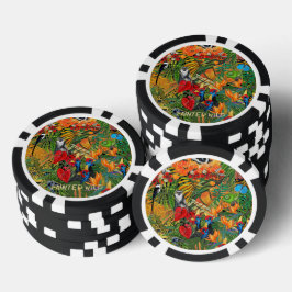Fichas De Poker Chips de Poker de Criação Selvagem