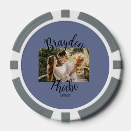 Fichas De Poker Chips personalizados de pôquer de casamento