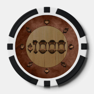 Fichas De Poker Chips Poker de Estilo Oeste, Antigos, Milhares De