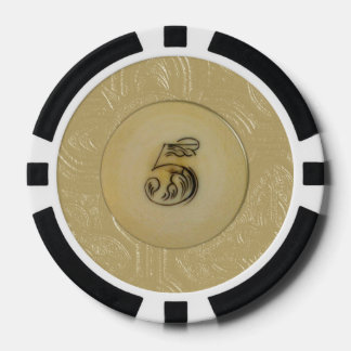 Fichas De Poker Chips Poker Vintage Look Ivory 5