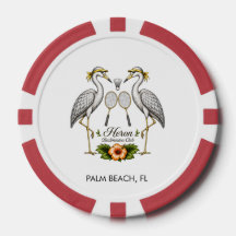 Clube de Badminton Garça Vintage Personalizado