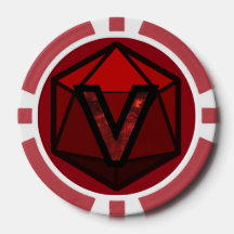 DEADLANDS - Red Team Poker Chip