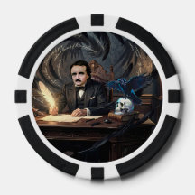 Edgar A. Poe Compondo O Corvo Em Sonhos Góticos