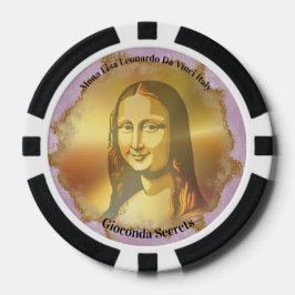 Fichas De Poker Elegant Mona Lisa Gioconda Leonardo Da Vinci