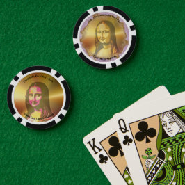 Fichas De Poker Elegant Mona Lisa Gioconda Leonardo Da Vinci