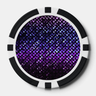 Fichas De Poker Estirpe de Poker Chip Purple Crystal Bling