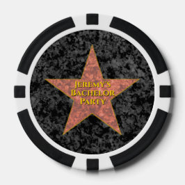 Fichas De Poker Estrela de Hollywood