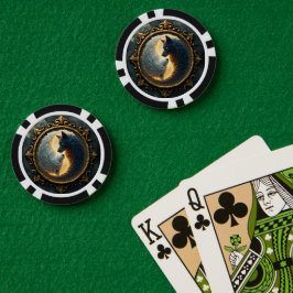 Fichas De Poker Lunar Balance – Where Shadows Embrace the Light. 
