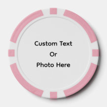 Fichas de Poker Personalizadas, Borda Listrada Ros