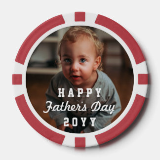 Fichas De Poker Presentes Únicos do Dia dos Pais com Foto Personal