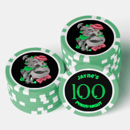 Fichas De Poker Surreal Quebra-cabeça Faces Poker Chip