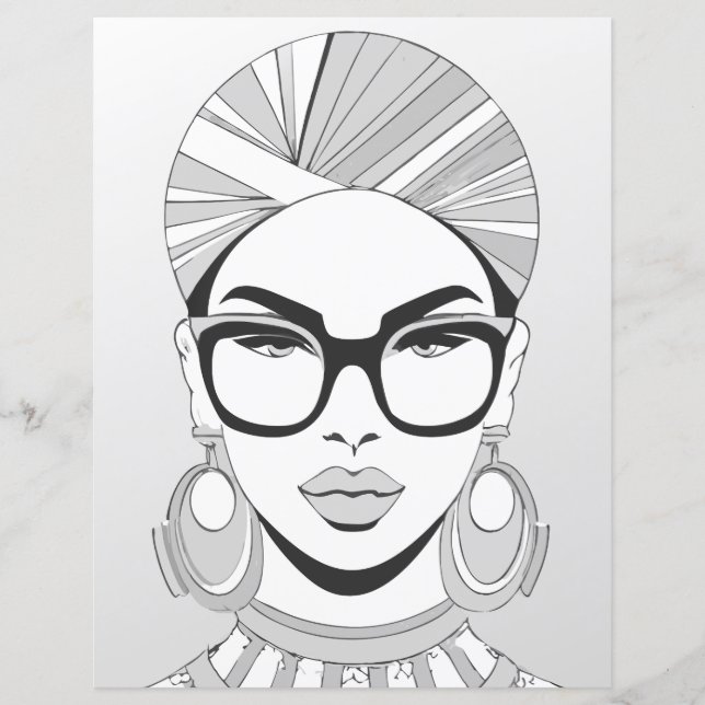 ficheiro de ventre | Página de Coloração (Frente)