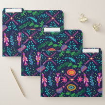 Floral Estilizado Colorido