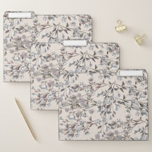 Padrões Flóridos De Beige Linen E Cinzas