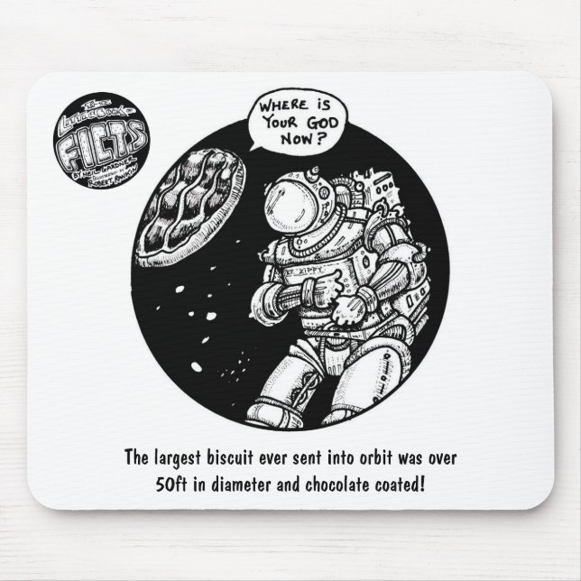 FICTS "biscoito no espaço" Mousepad (Frente)